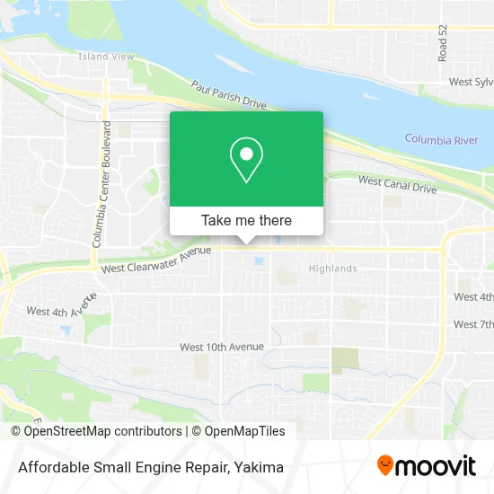 Affordable Small Engine Repair map