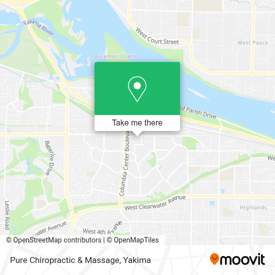 Pure Chiropractic & Massage map