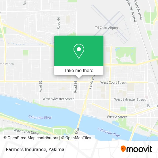 Farmers Insurance map