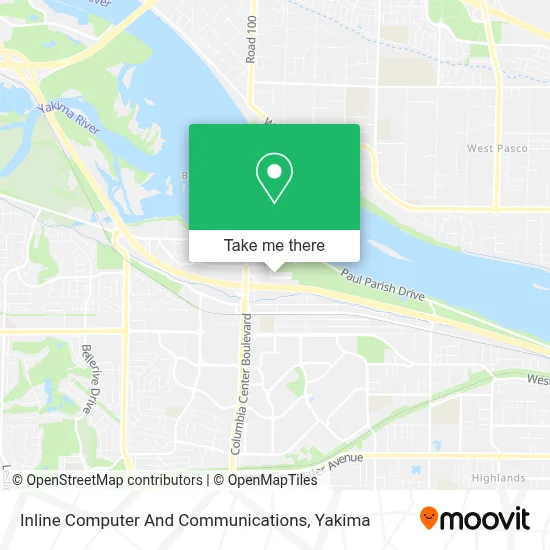 Inline Computer And Communications map