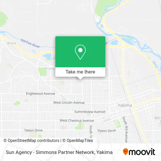 Sun Agency - Simmons Partner Network map