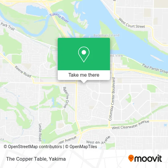 The Copper Table map