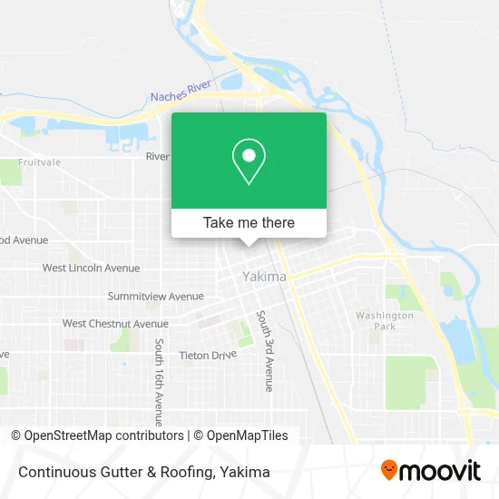 Continuous Gutter & Roofing map