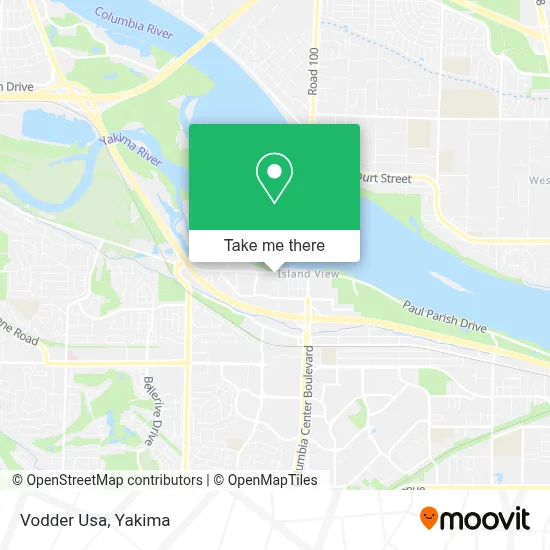Vodder Usa map