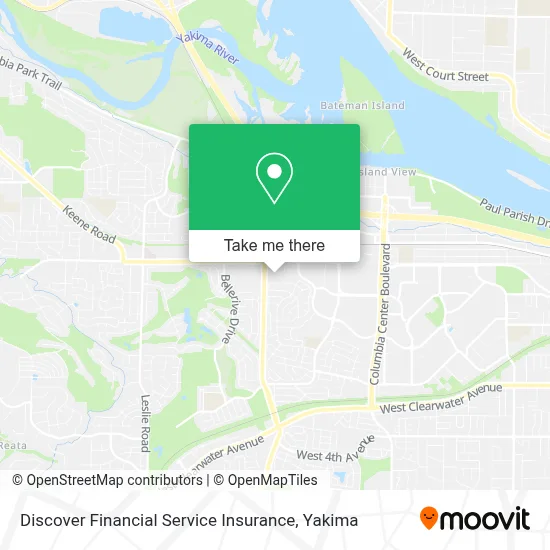 Discover Financial Service Insurance map