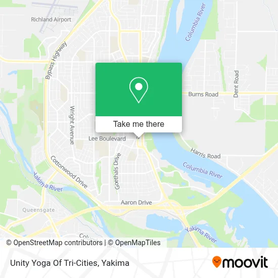 Unity Yoga Of Tri-Cities map