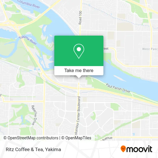 Ritz Coffee & Tea map