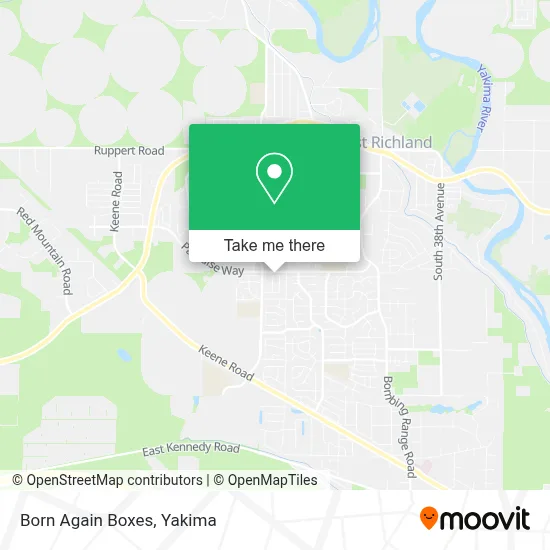 Born Again Boxes map