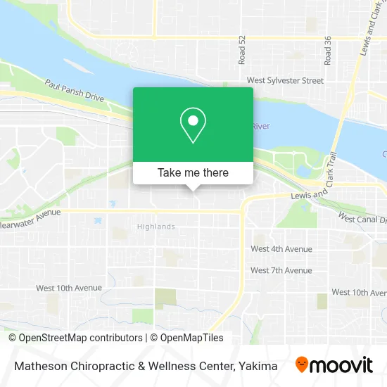 Matheson Chiropractic & Wellness Center map