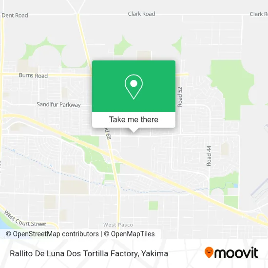 Rallito De Luna Dos Tortilla Factory map