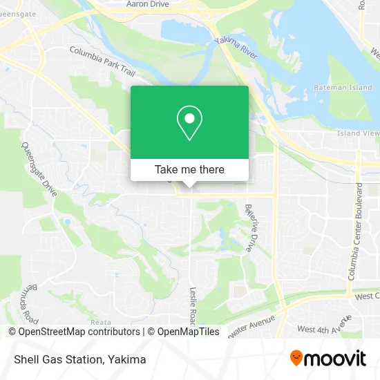 Shell Gas Station map