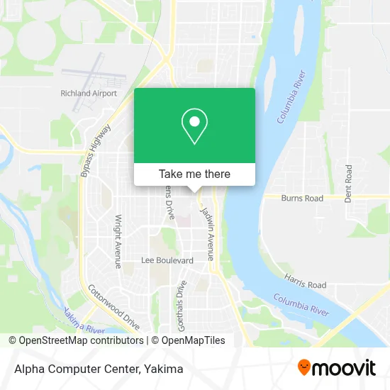 Alpha Computer Center map