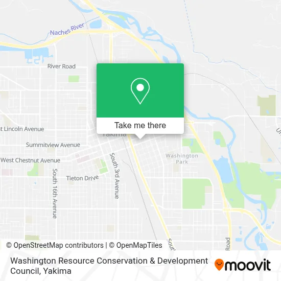 Washington Resource Conservation & Development Council map