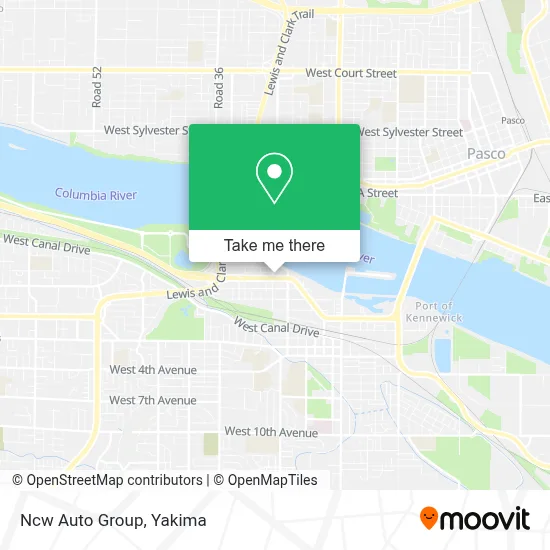 Ncw Auto Group map