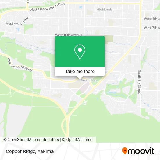 Copper Ridge map