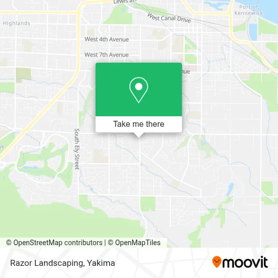 Razor Landscaping map