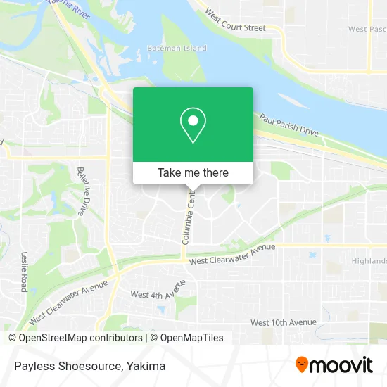 Payless Shoesource map