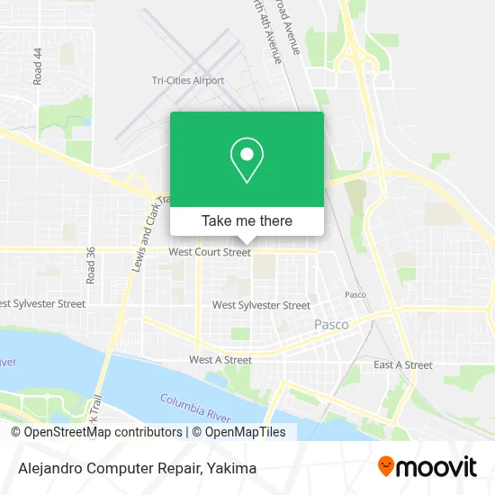 Alejandro Computer Repair map