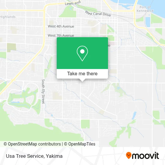 Usa Tree Service map
