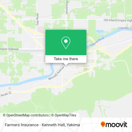 Farmers Insurance - Kenneth Hall map