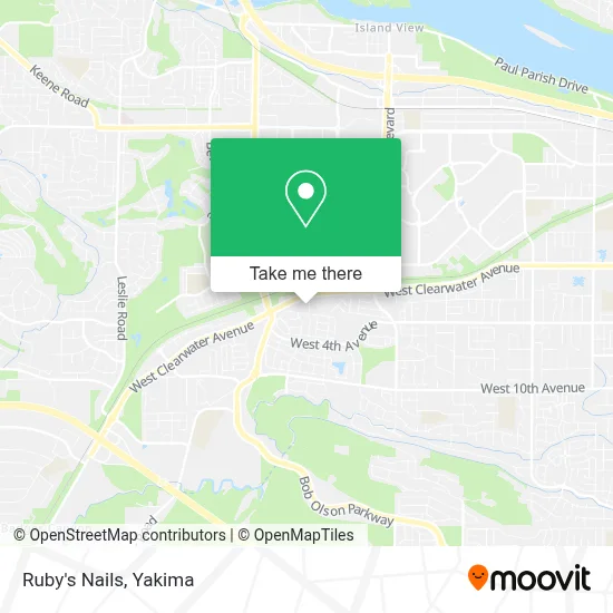 Ruby's Nails map