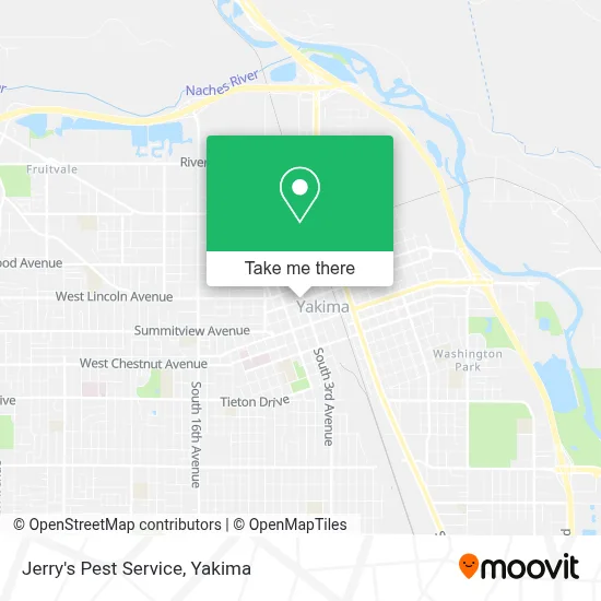 Jerry's Pest Service map