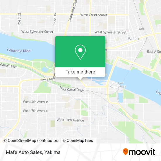 Mafe Auto Sales map