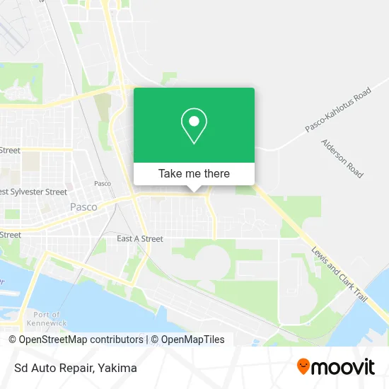 Sd Auto Repair map
