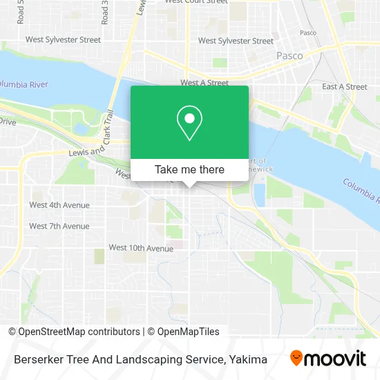 Berserker Tree  And Landscaping  Service map
