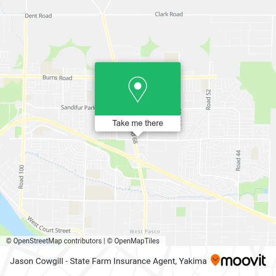 Jason Cowgill - State Farm Insurance Agent map