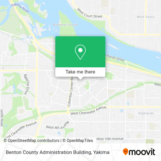 Benton County Administration Building map