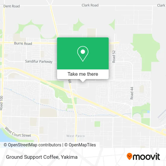 Ground Support Coffee map