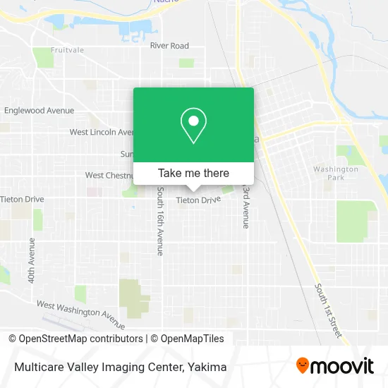 Multicare Valley Imaging Center map
