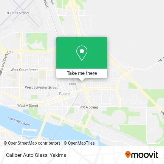 Caliber Auto Glass map