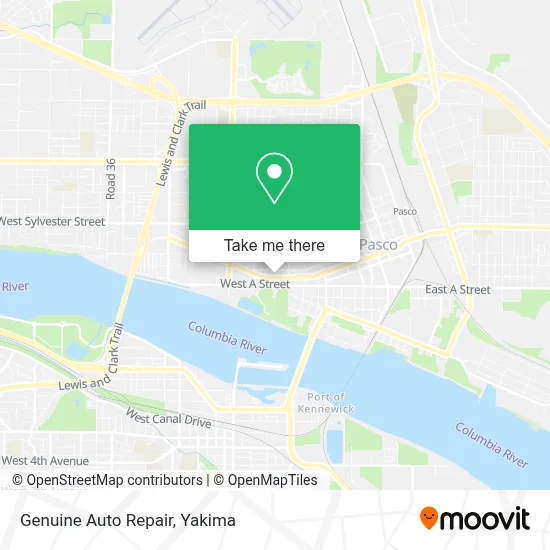 Genuine Auto Repair map
