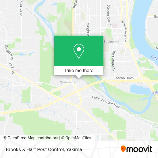 Brooks & Hart Pest Control map
