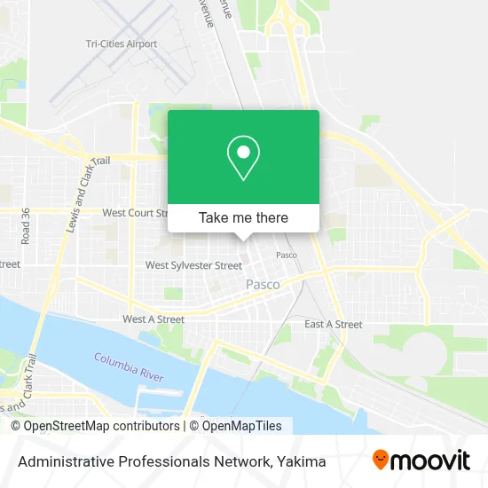 Administrative Professionals Network map