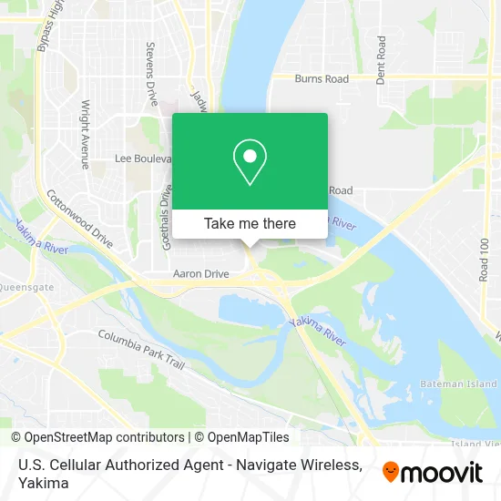 U.S. Cellular Authorized Agent - Navigate Wireless map
