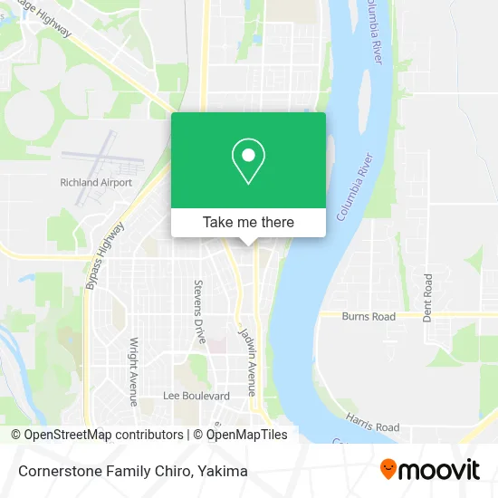Cornerstone Family Chiro map