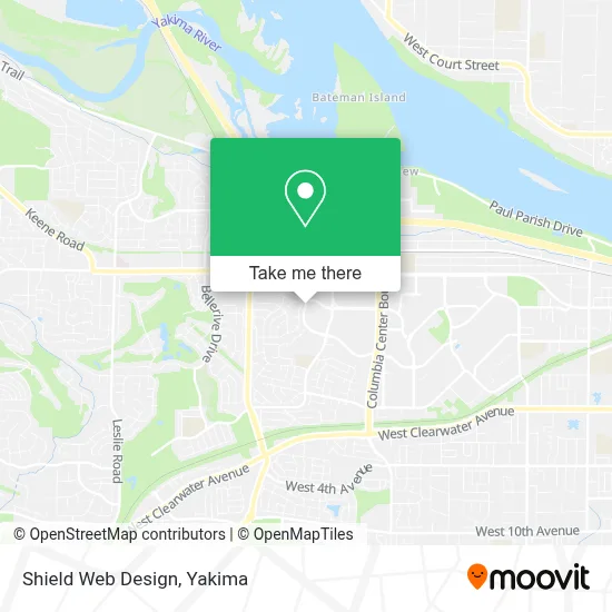 Shield Web Design map