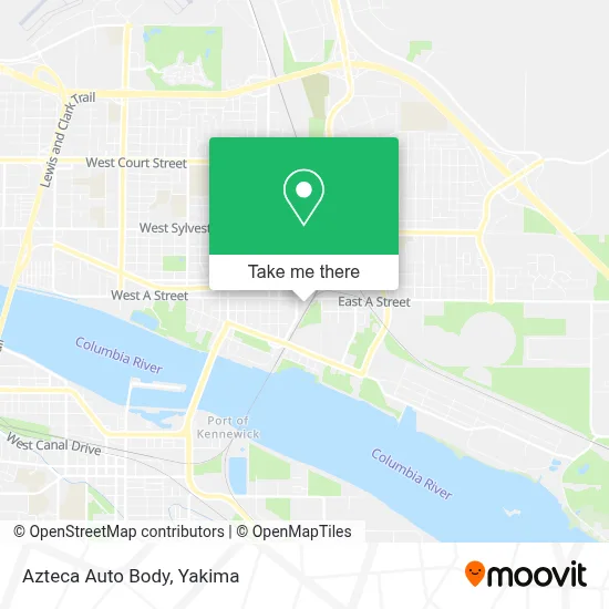 Azteca Auto Body map