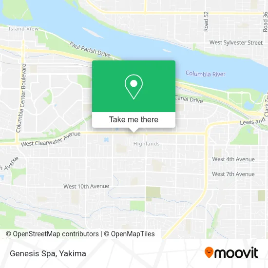 Genesis Spa map
