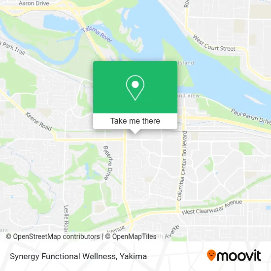 Synergy Functional Wellness map