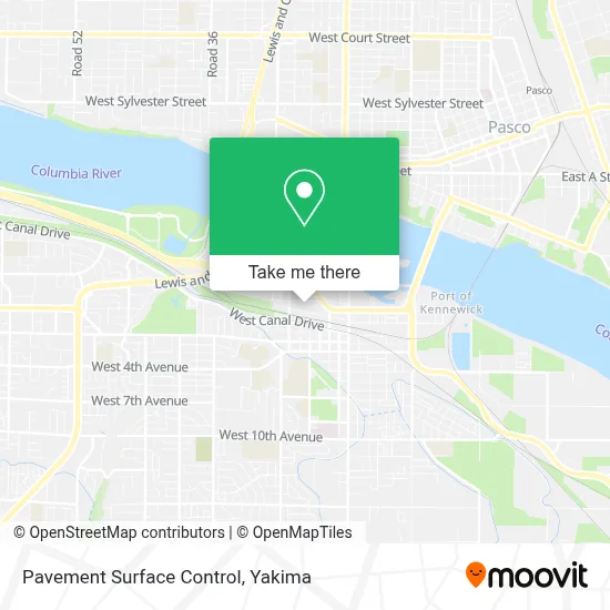 Pavement Surface Control map