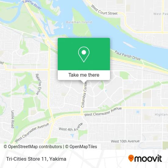 Tri-Cities Store 11 map