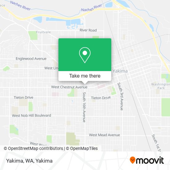 Yakima, WA map