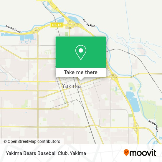 Mapa de Yakima Bears Baseball Club