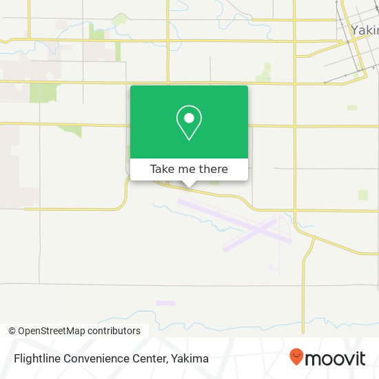 Flightline Convenience Center map