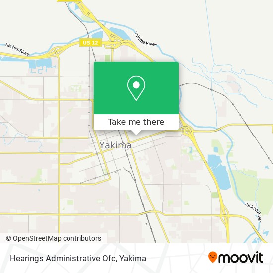 Hearings Administrative Ofc map