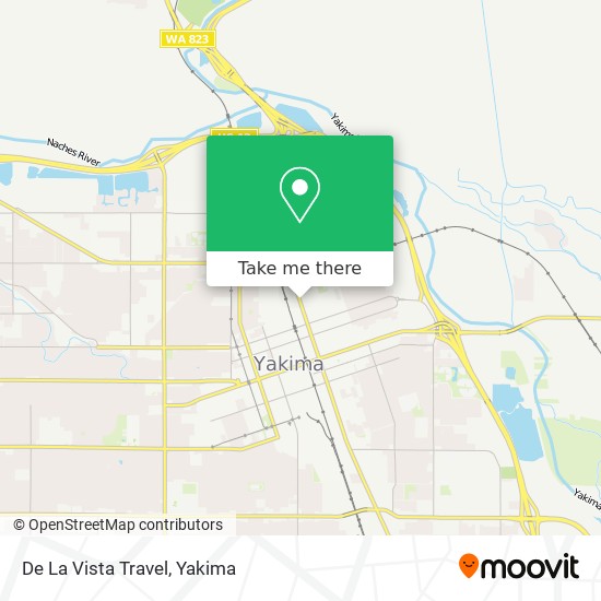 De La Vista Travel map